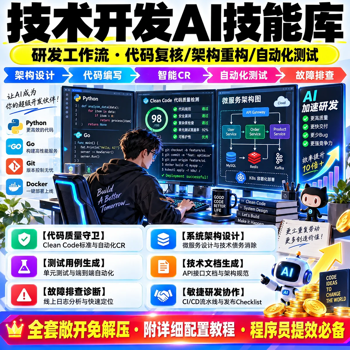 技术开发 AI 技能库