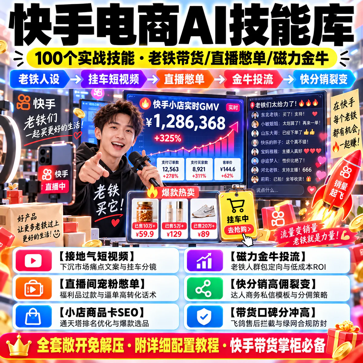 快手电商快手小店 AI 技能库
