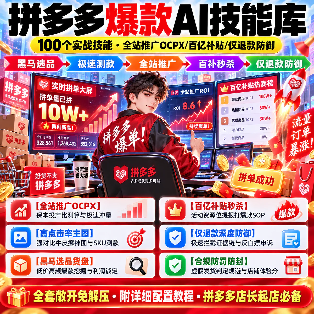 拼多多电商爆款 AI 技能库